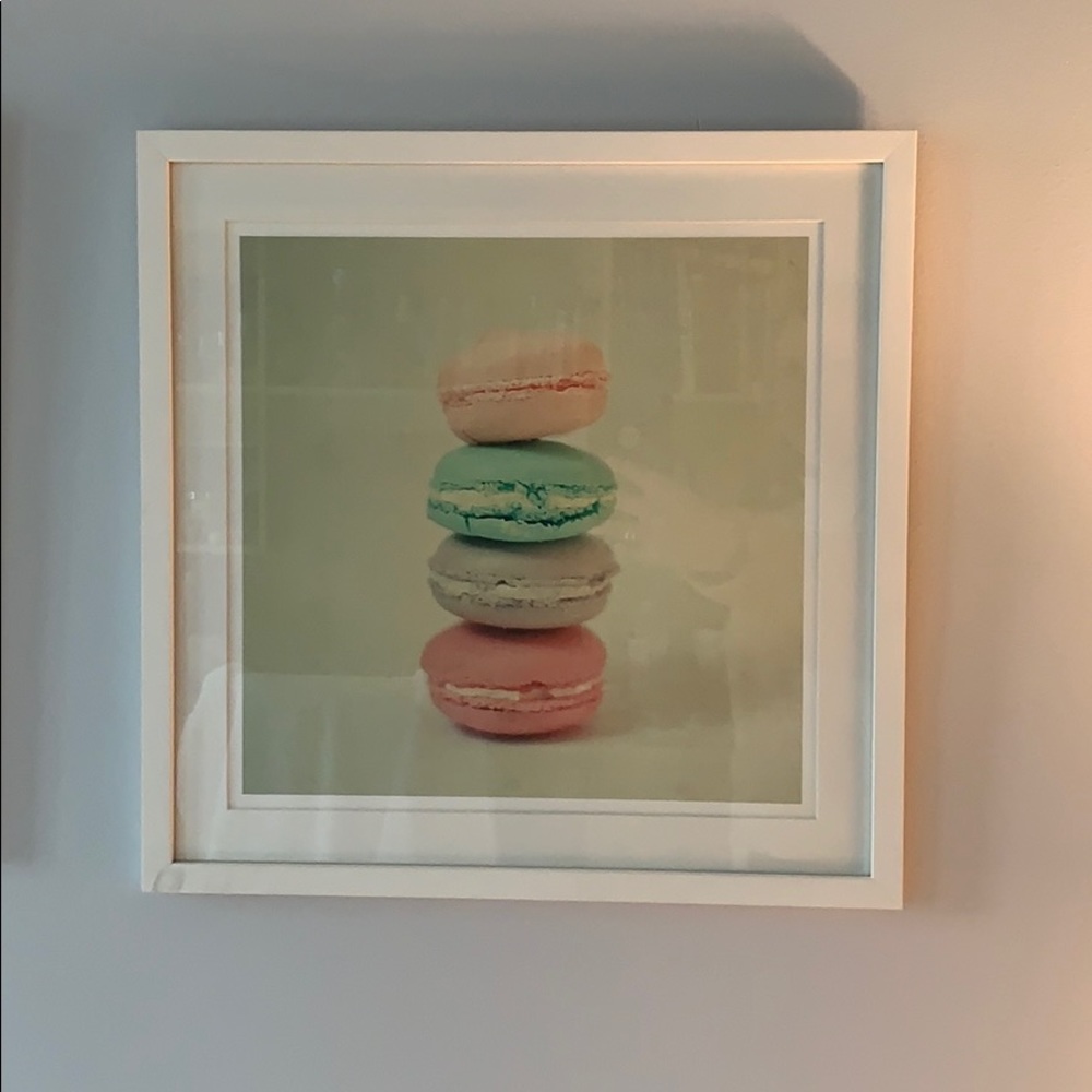 Framed Macaron Print 15 x 15”